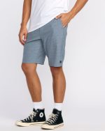 Crossfire Submersible 21" Hybrid Shorts - Slate Blue - Image 3