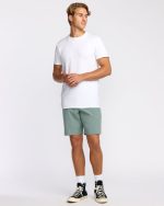 Crossfire Submersible 19" Hybrid Shorts - Green Ash - Image 2