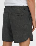 Surftrek Transit Elastic 17" Hybrid Shorts - Black Camo - Image 5