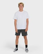 Surftrek Transit Elastic 17" Hybrid Shorts - Black Camo - Image 4