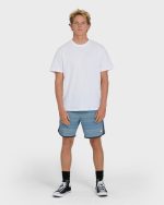 Surftrek Transit Elastic 17" Hybrid Shorts - Mid Blue - Image 4