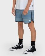 Surftrek Transit Elastic 17" Hybrid Shorts - Mid Blue - Image 3