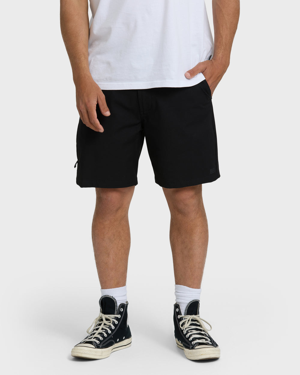 24A321600_BLK_OM-F_52726497-ab96-4dca-9339-5f33774c0506.jpg Surftrek Touring Woven Shorts - Black - Image 1