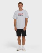 Kahili Hawaii Regular Short Sleeve Tee - Heather Gray - Image 3