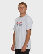 Kahili Hawaii Regular Short Sleeve Tee - Heather Gray - Image 4