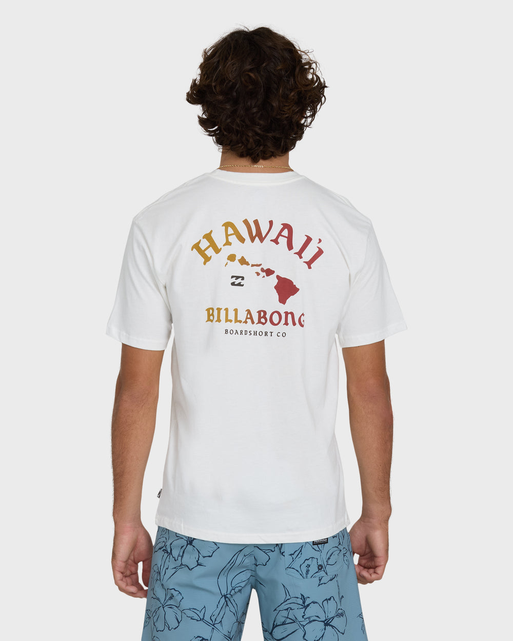 24A351546_OFW_OM-B_d559a747-880d-4a68-bdf6-85e8352b2150.jpg Island Chain Hawaii Regular Short Sleeve Tee - Off White - Image 1