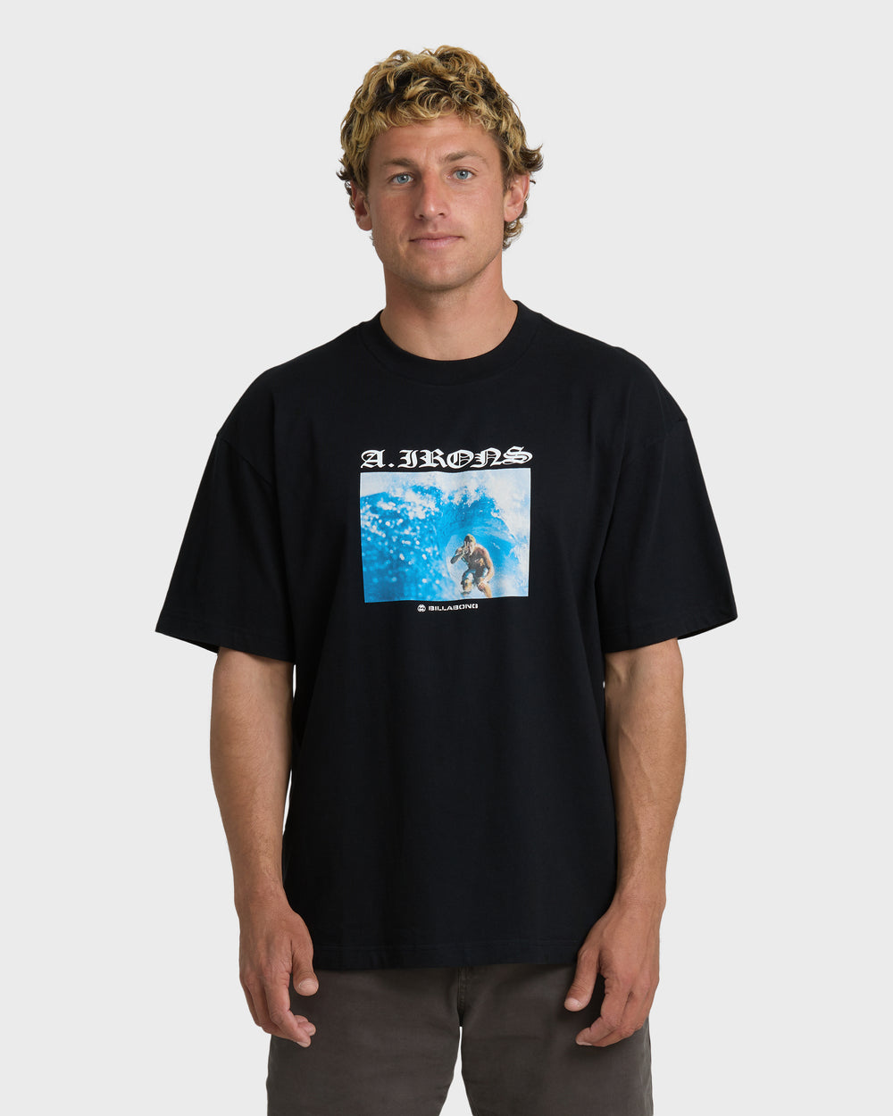 24A351610_BLK_OM-F.jpg A.I. Forever OG Short Sleeve T-Shirt - Black - Image 1