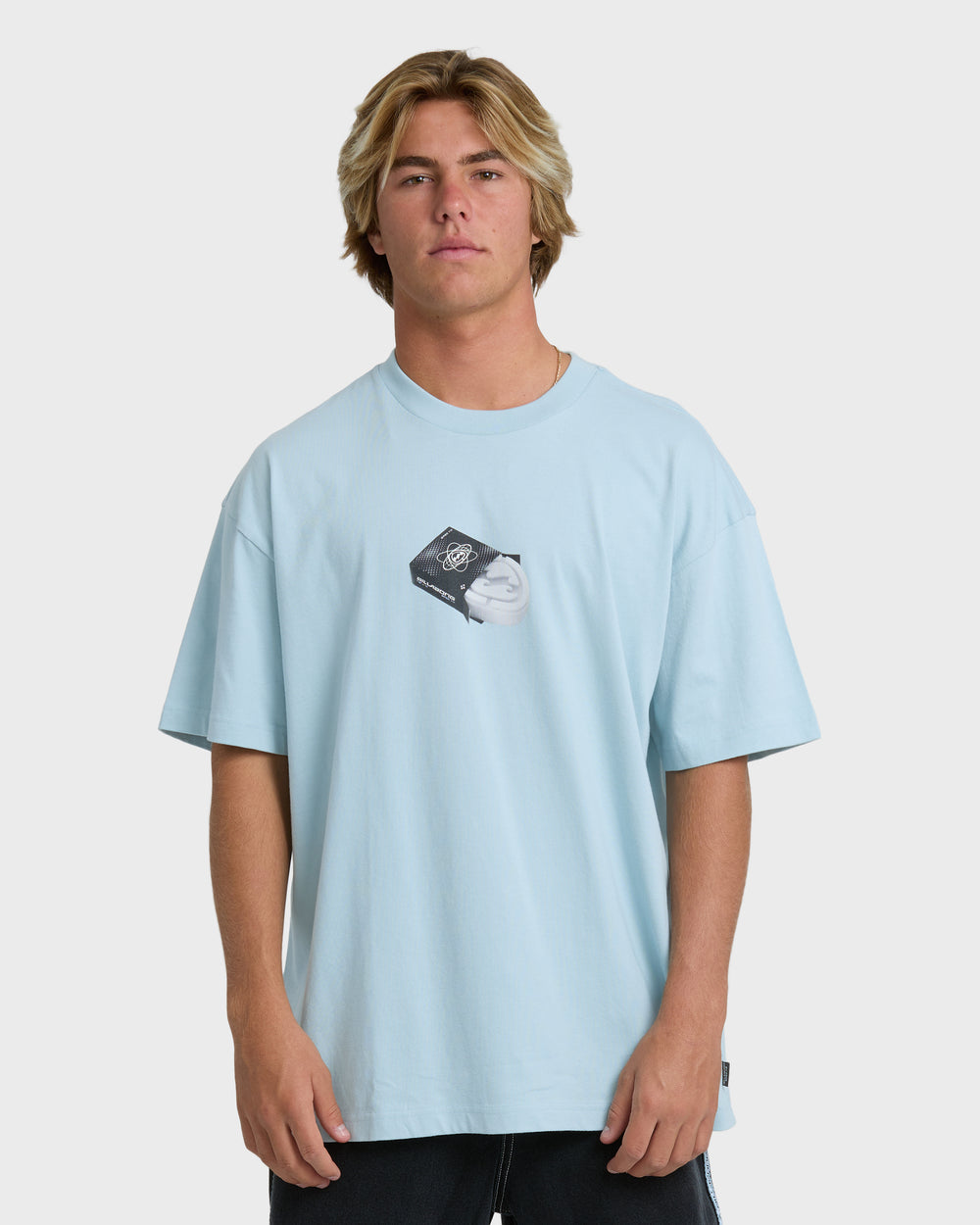 24A351673_BFW0_OM-F.jpg Spec Wax OG T-Shirt - Sterling Blue - Image 1