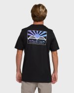 Haleiwa Rising Sun Short Sleeve T-Shirt - Black - Image 2