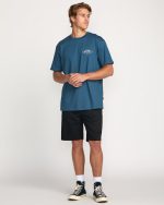 Diamond Arch Premium Tee - Deep Blue - Image 5