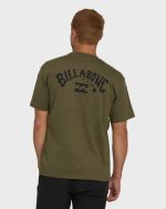 Arch Hi Regular Short Sleeve T-Shirt - Military - Image 2