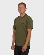 Arch Hi Regular Short Sleeve T-Shirt - Military - Image 4
