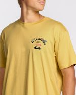 Arch Fade Premium Short Sleeve T-Shirt - Dust Yellow - Image 6