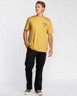 Arch Fade Premium Short Sleeve T-Shirt - Dust Yellow - Image 5