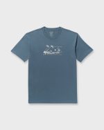 Beach Club Premium Short Sleeve T-Shirt - Steel Blue - Image 6