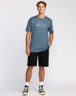 Beach Club Premium Short Sleeve T-Shirt - Steel Blue - Image 4
