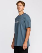 Beach Club Premium Short Sleeve T-Shirt - Steel Blue - Image 3