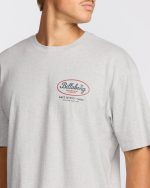 Walled Regular Short Sleeve T-Shirt - Lt Grey Htr - Image 5