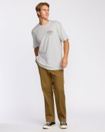 Walled Regular Short Sleeve T-Shirt - Lt Grey Htr - Image 4