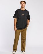 Rose Arch Regular Short Sleeve T-Shirt - Washed Black - Image 5