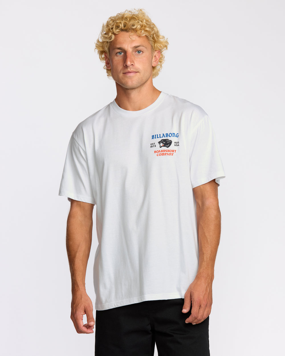 24A353515_WHT_OM-F.jpg Formidable Regular Short Sleeve T-Shirt - White - Image 1