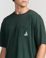 Austin Garage Regular Pocket Short Sleeve T-Shirt - Teal - Image 2