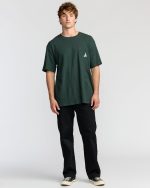 Austin Garage Regular Pocket Short Sleeve T-Shirt - Teal - Image 3