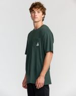 Austin Garage Regular Pocket Short Sleeve T-Shirt - Teal - Image 4