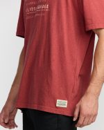 The Label Garage Regular Short Sleeve T-Shirt - Burnt Red - Image 6