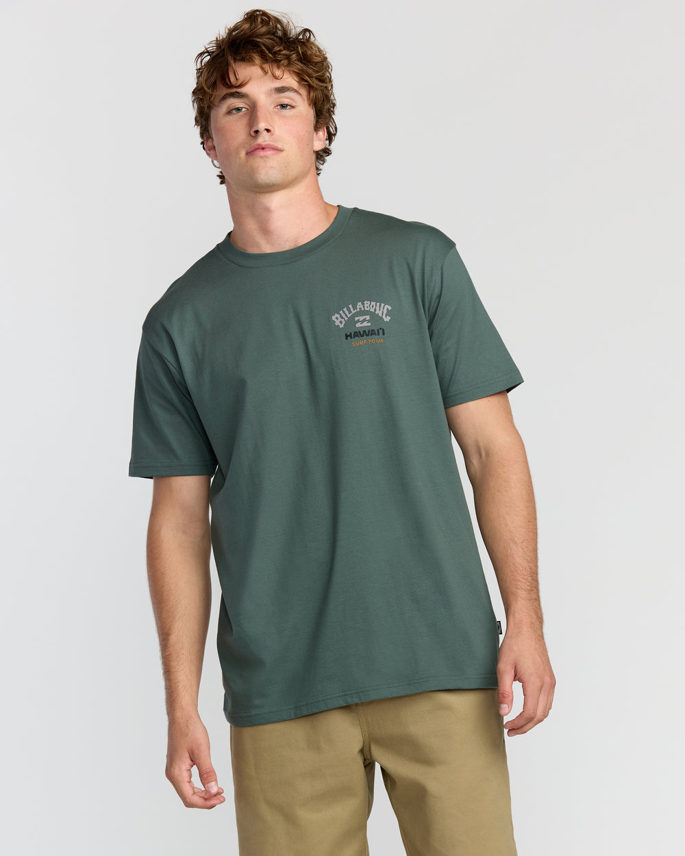 24A353536_DKA_OM-F.jpg Surf Tour Hi Premium Short Sleeve T-Shirt - Dark Slate - Image 1