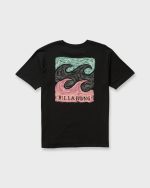 Crayon Wave Premium Short Sleeve T-Shirt - Washed Black - Image 6
