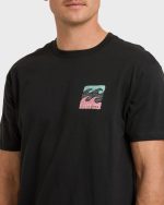Crayon Wave Premium Short Sleeve T-Shirt - Washed Black - Image 5