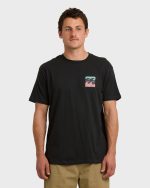 Crayon Wave Premium Short Sleeve T-Shirt - Washed Black