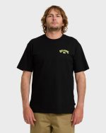 Wax Arch Regular Short Sleeve T-Shirt - Black - Image 2