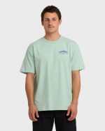 Wax Arch Regular Short Sleeve T-Shirt - Seafoam - Image 2