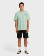 Wax Arch Regular Short Sleeve T-Shirt - Seafoam - Image 3