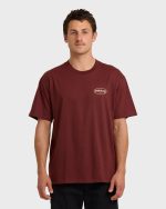 Walled Regular Short Sleeve T-Shirt - Plum - Image 2