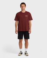 Walled Regular Short Sleeve T-Shirt - Plum - Image 3