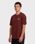 Walled Regular Short Sleeve T-Shirt - Plum - Image 4