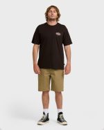 Rotor Diamond Regular Short Sleeve T-Shirt - Black Red - Image 3