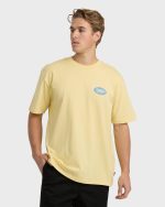 Rotor Diamond Regular Short Sleeve T-Shirt - Golden Yellow - Image 2