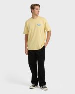 Rotor Diamond Regular Short Sleeve T-Shirt - Golden Yellow - Image 3