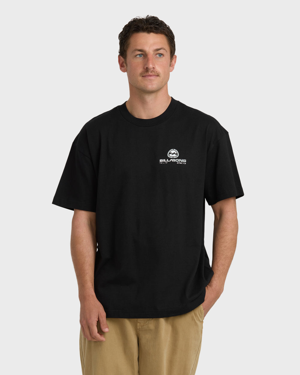 24A354524_BLK_OM-F.jpg A.I. Bio Wave OG Short Sleeve T-Shirt - Black - Image 1