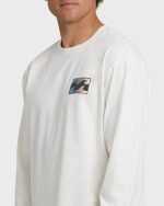 Crayon Wave Premium Long Sleeve T-Shirt - Off White - Image 5