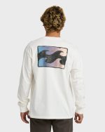 Crayon Wave Premium Long Sleeve T-Shirt - Off White - Image 2
