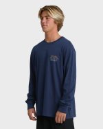 Range Adiv Premium Long Sleeve T-Shirt - Dark Blue - Image 4