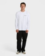 Under The Sun Regular Long Sleeve T-Shirt - White - Image 3