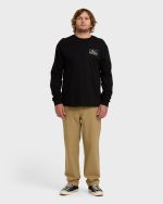 A/Div Range Long Sleeve T-Shirt - Black - Image 3