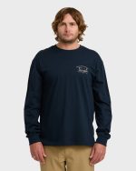 A/Div Scenic Route Long Sleeve T-Shirt - Navy - Image 2