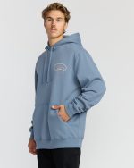 Short Sands Pullover Hoodie - Steel Blue - Image 3